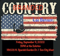 lee benson's country concert flyer