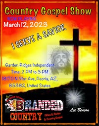 a poster for the country gospel show