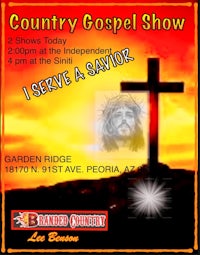 a poster for the country gospel show